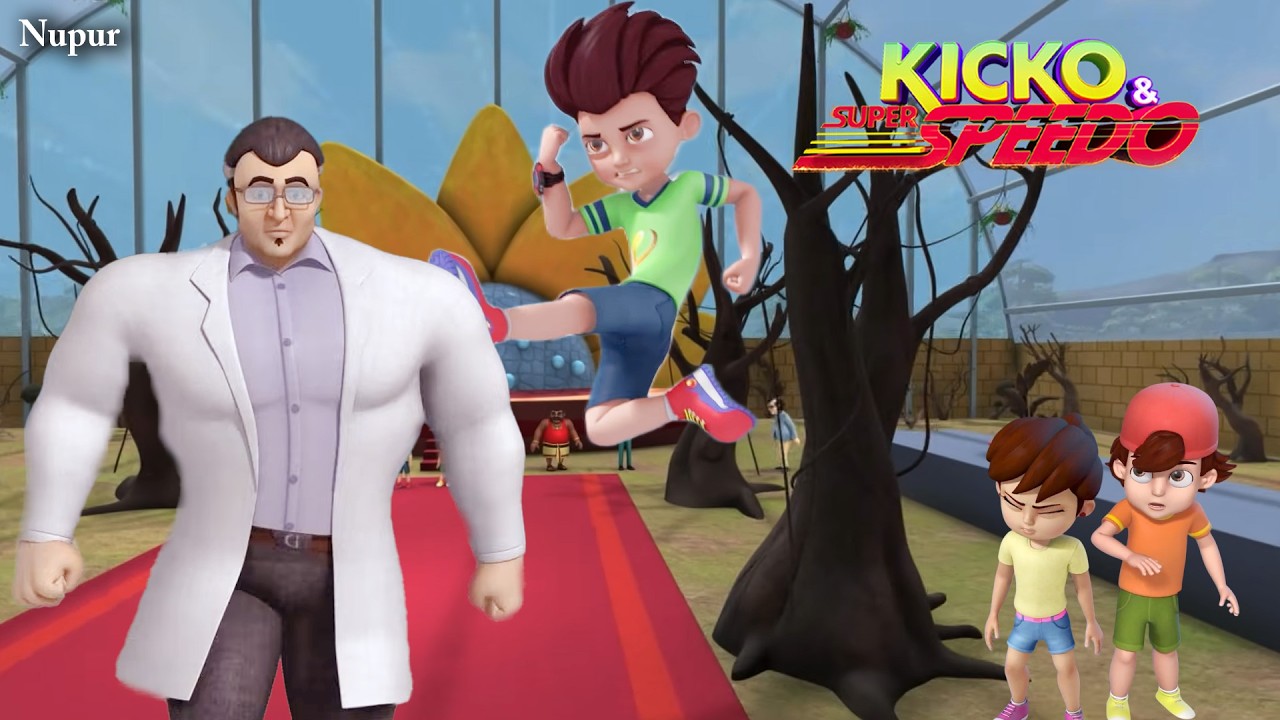 Dr Virus ने सुखाया Suncity के हरे भरे पेड़ | Kicko And Super Speedo | Kids Cartoon In Hindi