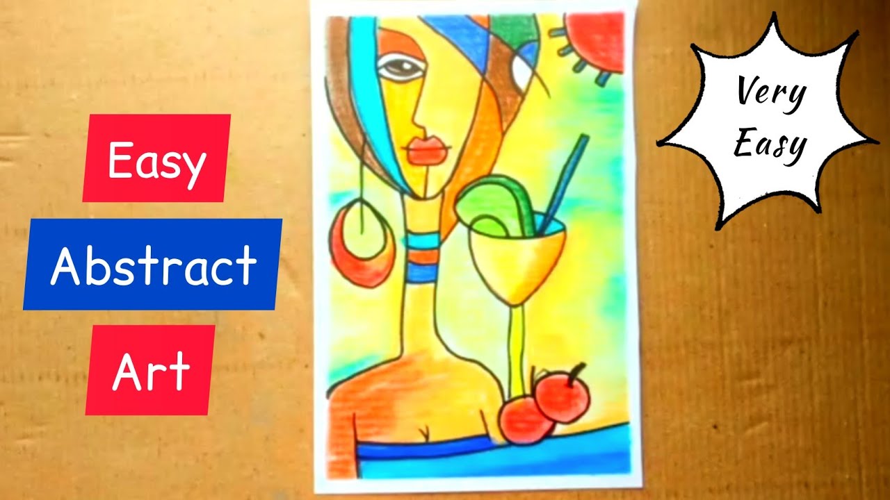 Easy Abstract Art | Cubism Art Tutorial | Cubism Art