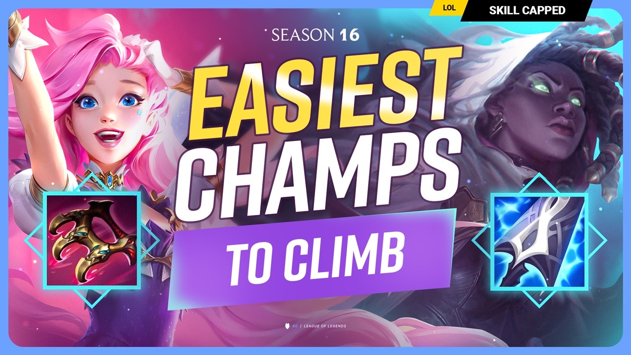 Top 10 EASIEST Champions to CLIMB FAST this Season - League of Legends