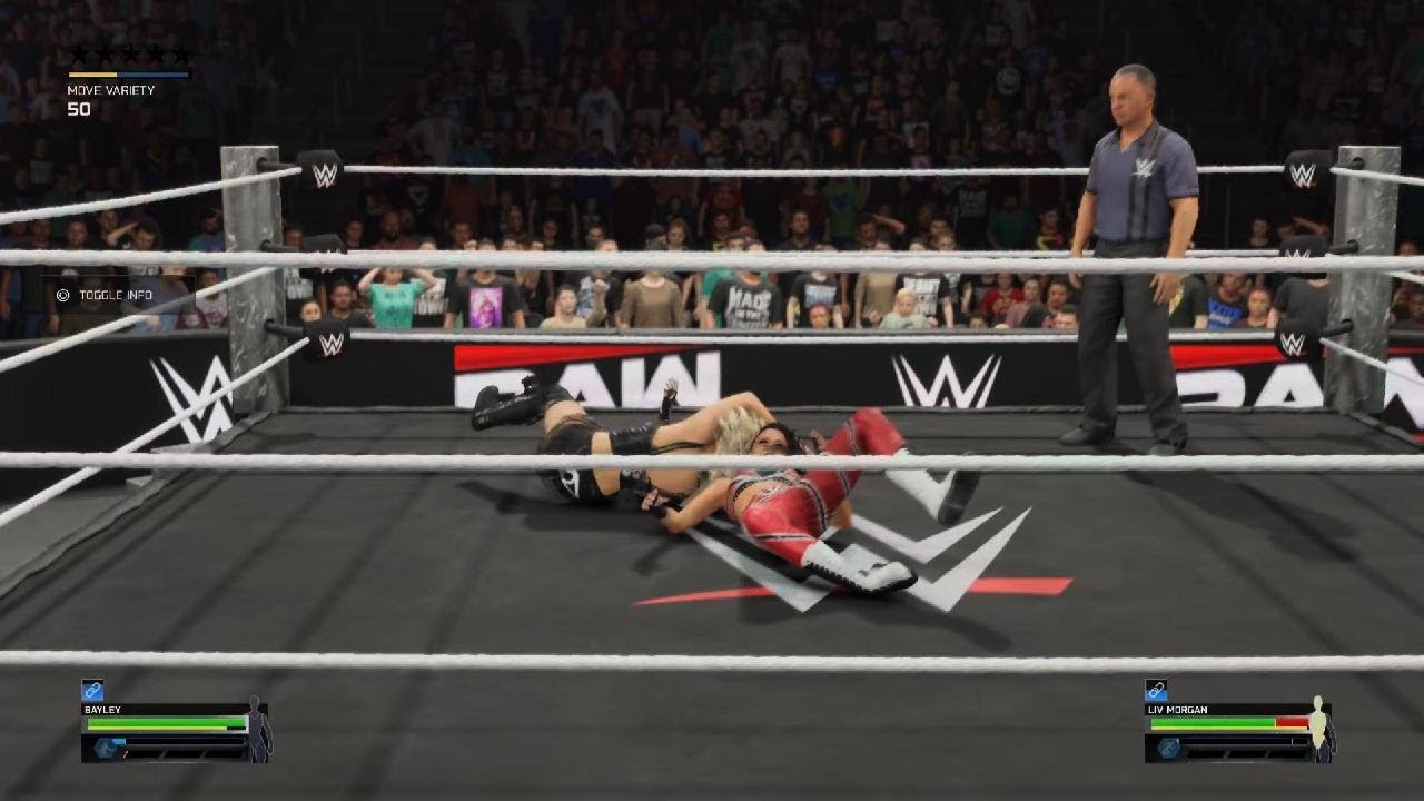 WWE 2K25_WWE RAW: Bayley v Liv Morgan