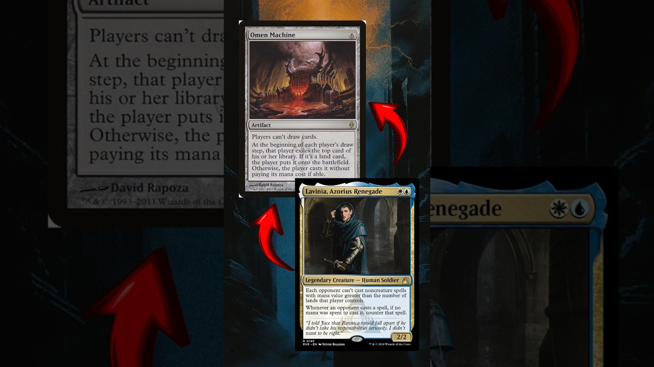 Omen Machine e Lav&iacute;nia, Azorius Renegade #commander #mtg #magicthegathering #mtgcommander
