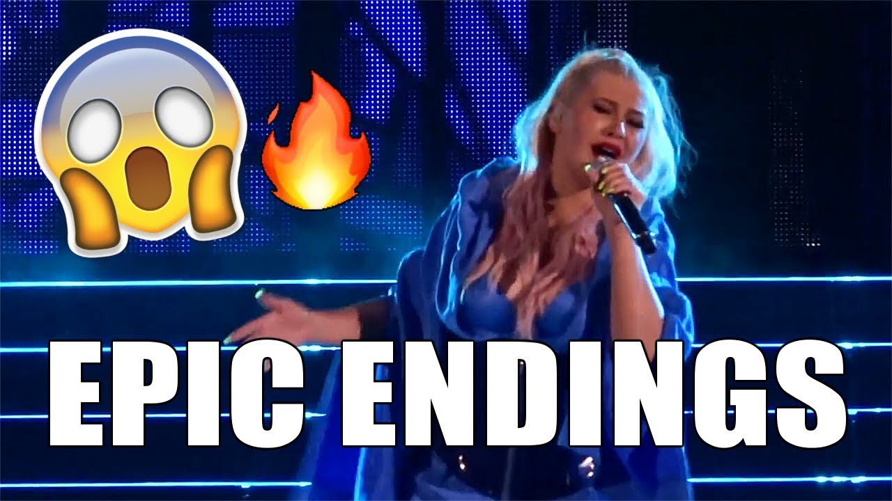 Christina Aguilera - Twice EPIC ENDINGS Live at The X Tour (+9 Countries!)