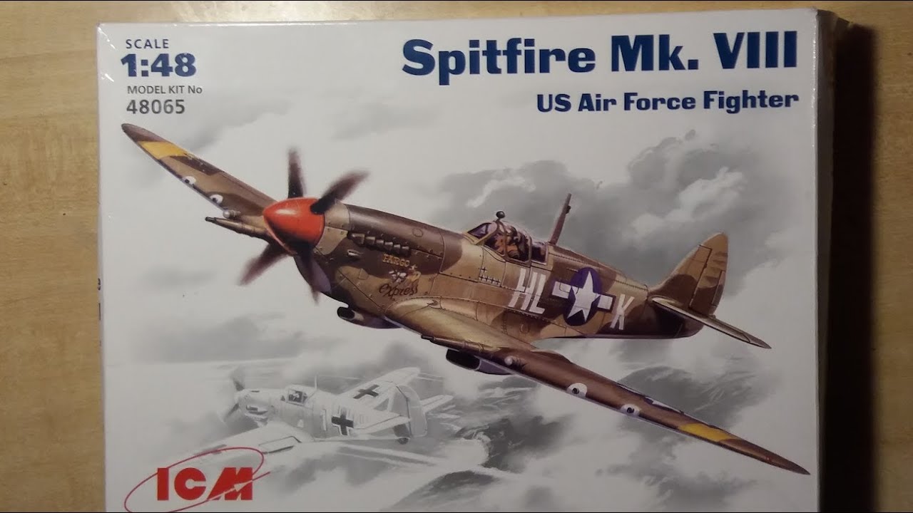 ICM 1/48 Spitfire Mk. VIII USAAF [Box review]