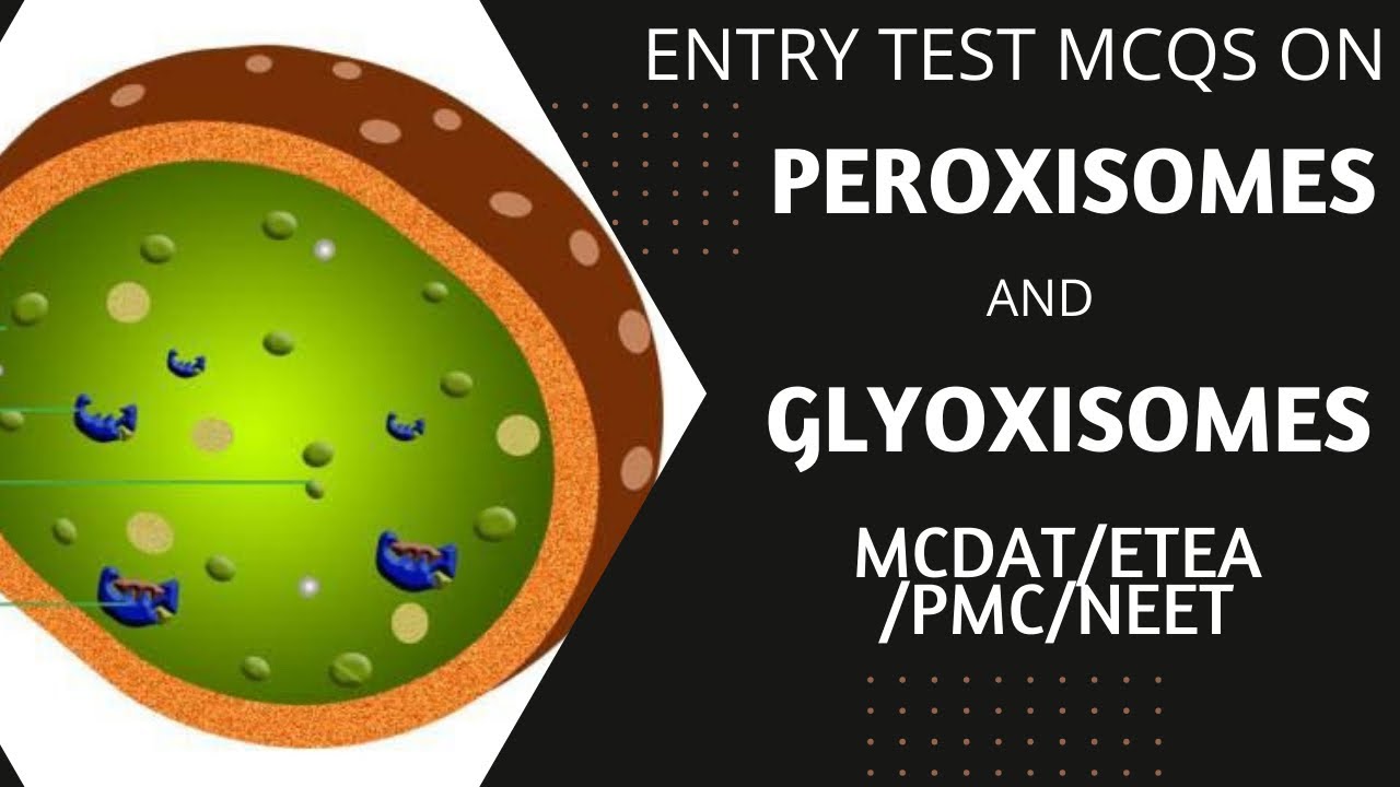 Peroxisome and Glyoxisomes MCQs | Entry test MCQs on Peroxisome & Glyoxisomes | @doctoracademypk