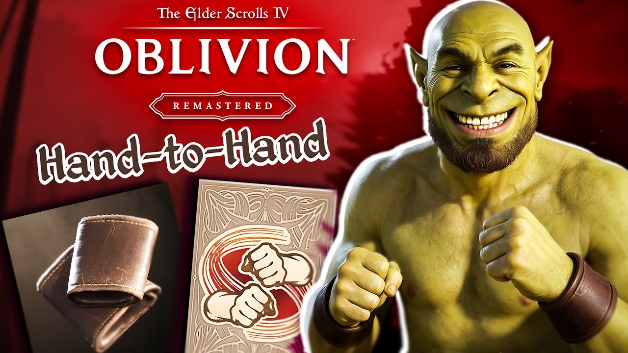 BEATING Oblivion Remastered as MONK 100% Hand to Hand