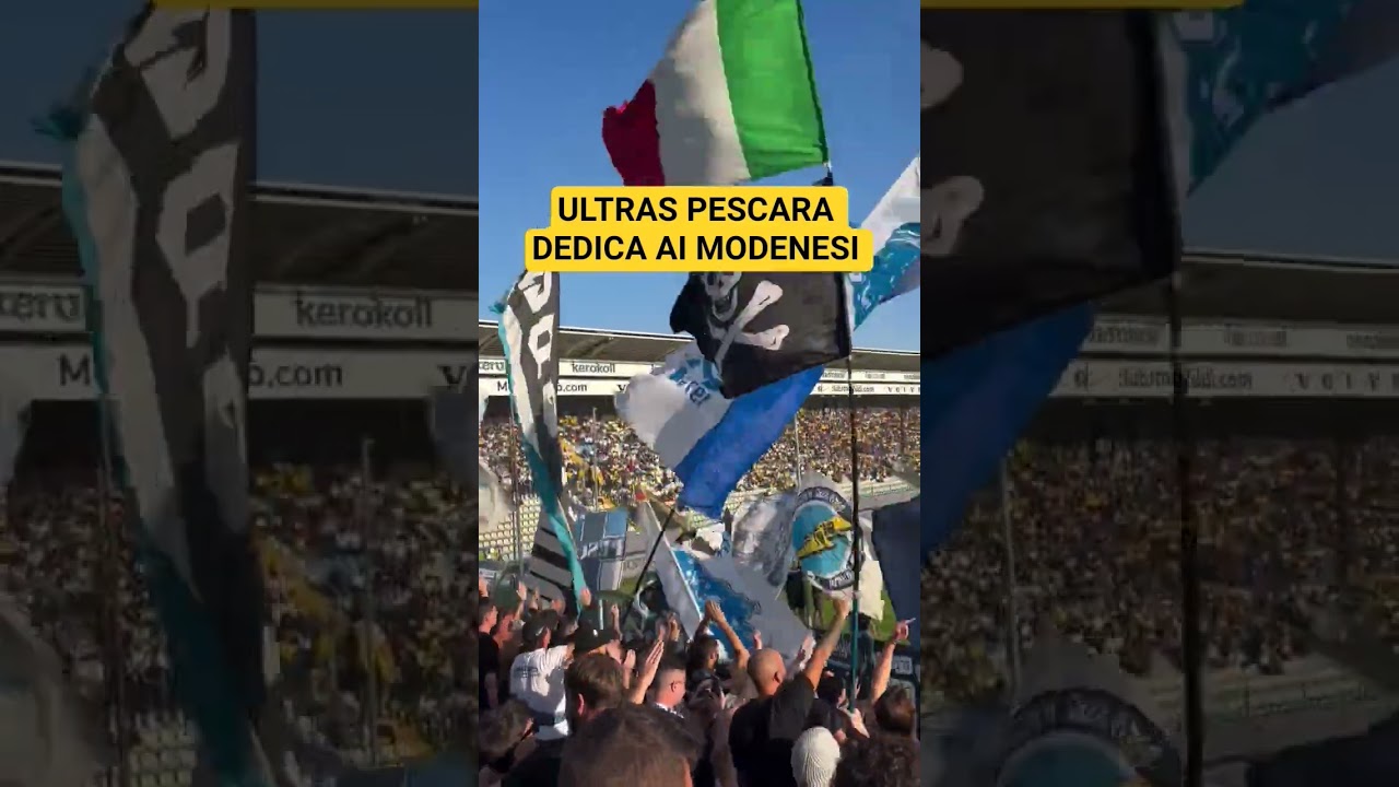 ULTRAS PESCARA DEDICA AI MODENESI #shorts #ultras
