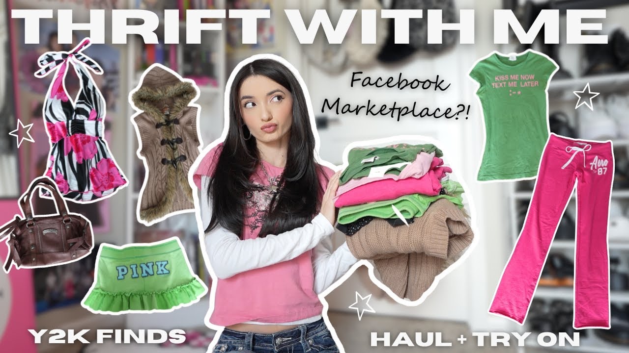 ЭКОНОМИЯ на торговой площадке Facebook?! 🛍️ Одежда 2000 года по ДЕШЁВОЙ цене! (Перевозка + примерка)