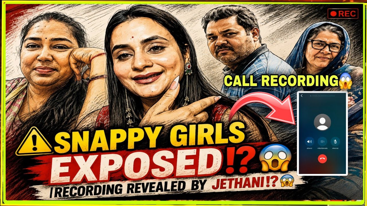 ⚠️SNAPPY GIRLS EXPOSED⁉️😱|RECORDING REVEALED BY JETHANI⁉️😱| @SHABNAMEXPOSES #shabnamgahlot #podcast 