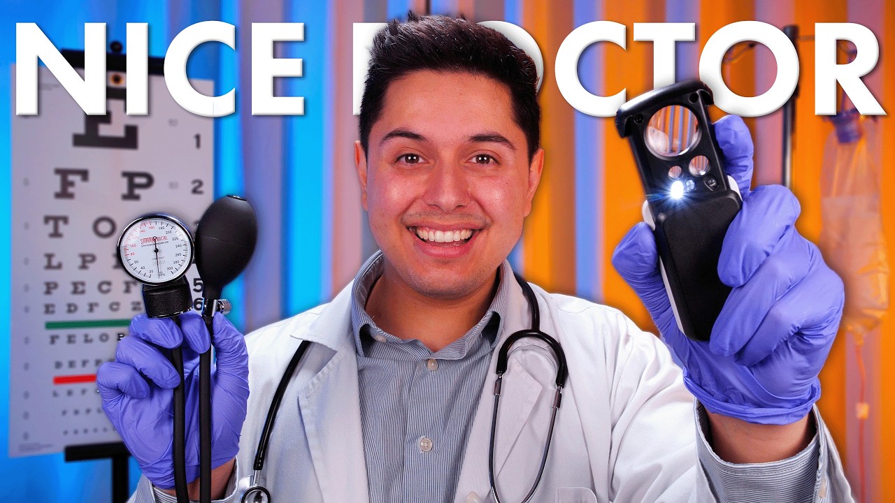 The Most Caring Doctor Cranial Nerve Exam | Medical ASMR Roleplay