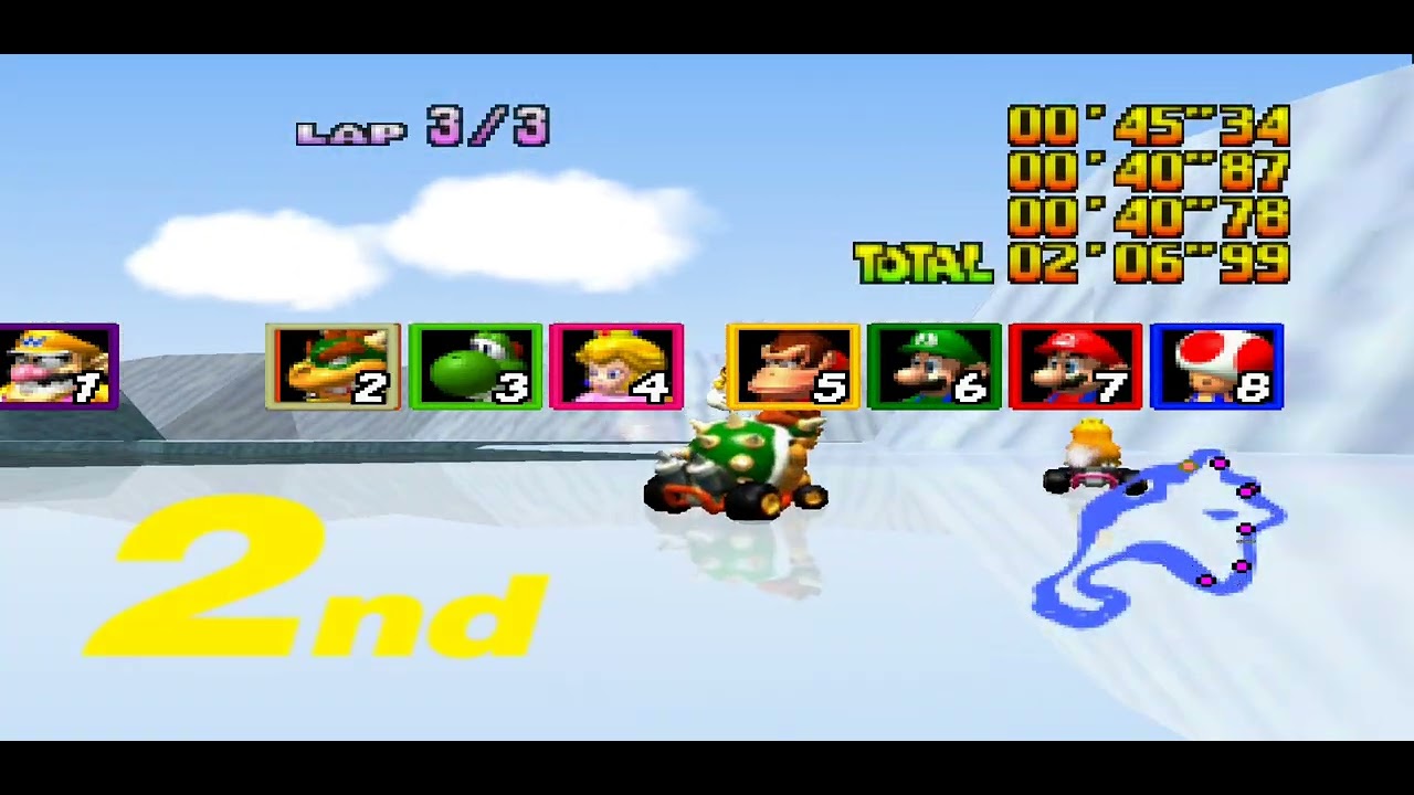 Mario Kart 64 150cc Browser (M64Plus FZ Emulator)