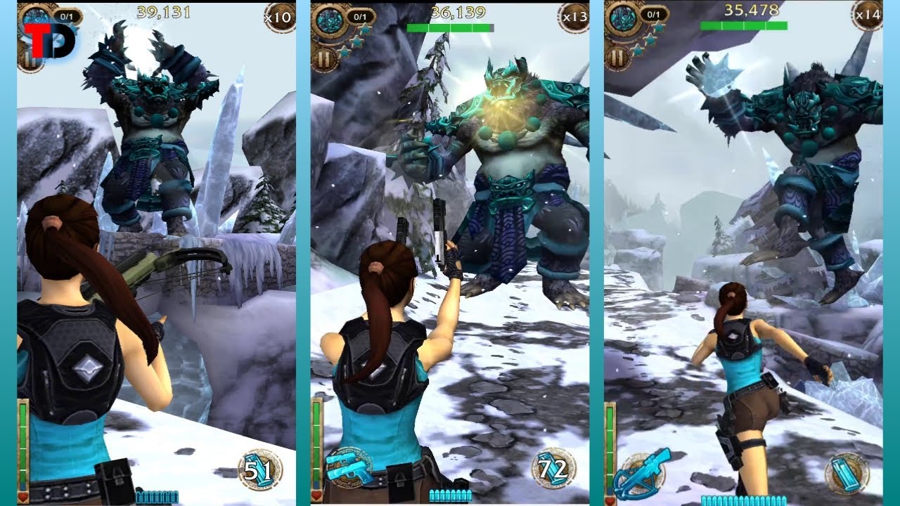Lara Croft : Relic Run | Level 111 Gameplay | Defeat Oni Demons [Mountain Pass Boss]