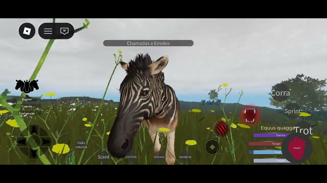 A Zebra e o Veado! - Roblox