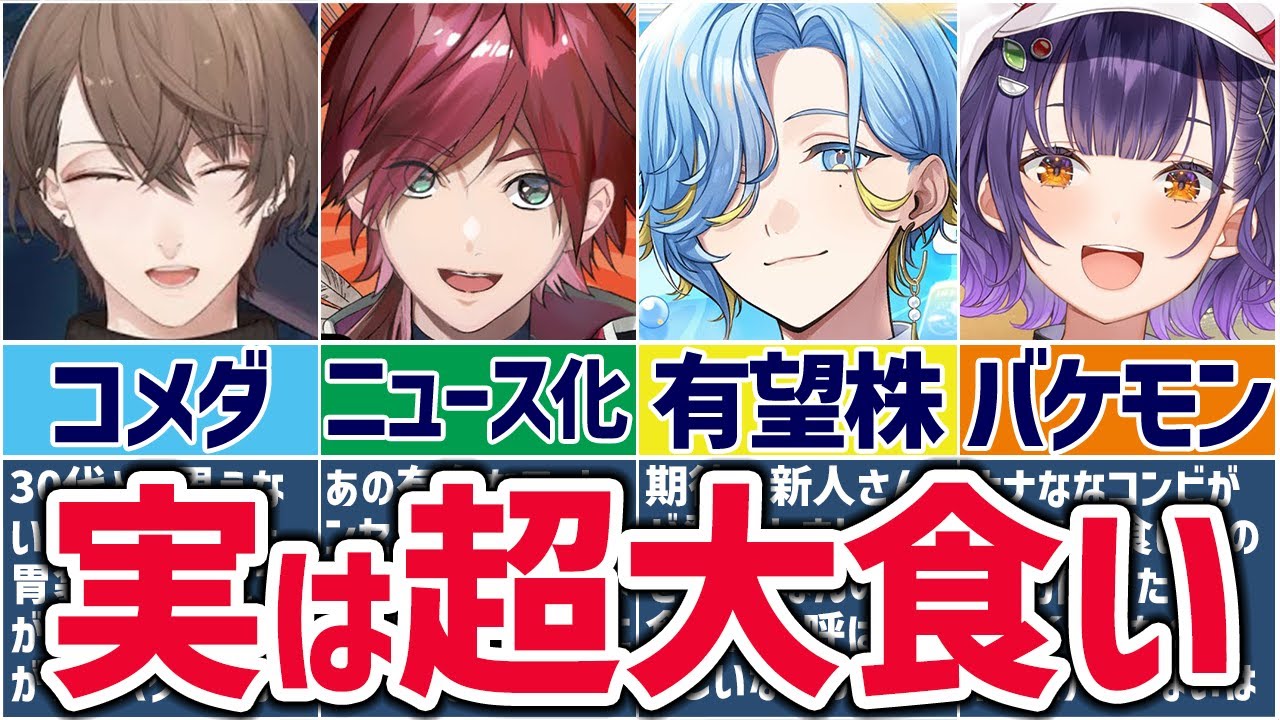 🌈にじさんじ🕒いや胃袋マジでどうなってる？…な大食いライバーまとめ2！【切り抜き×ゆっくり解説】