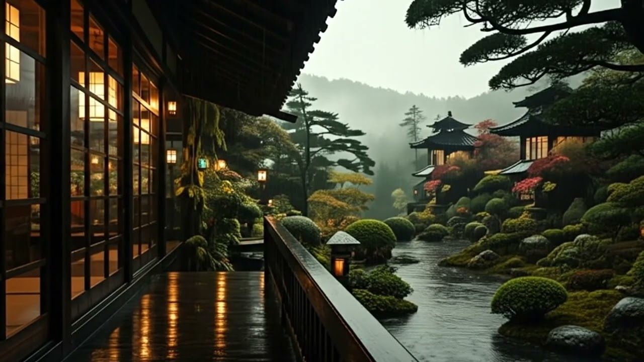 Real Rain Sound for Sleep  Relaxation Rain on Garden #soundrain #rain #naturesounds #heavyraining