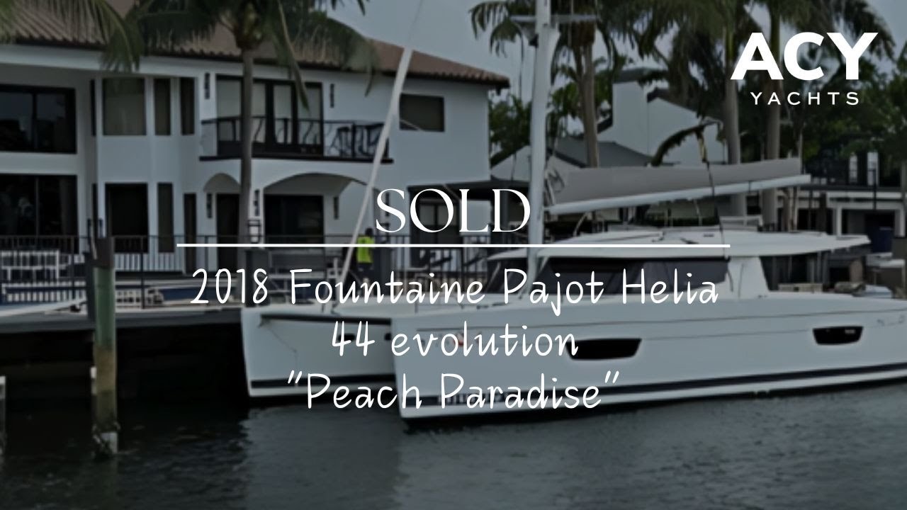 Walkthrough of Peach Paradise, 2018 Fountaine Pajot Helia 44 - SOLD