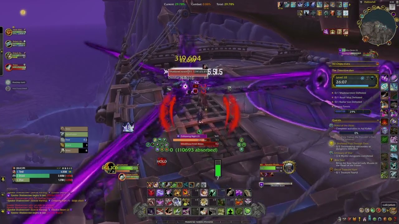 World of Warcraft mythic shenanigans! with naturegoblin!!!