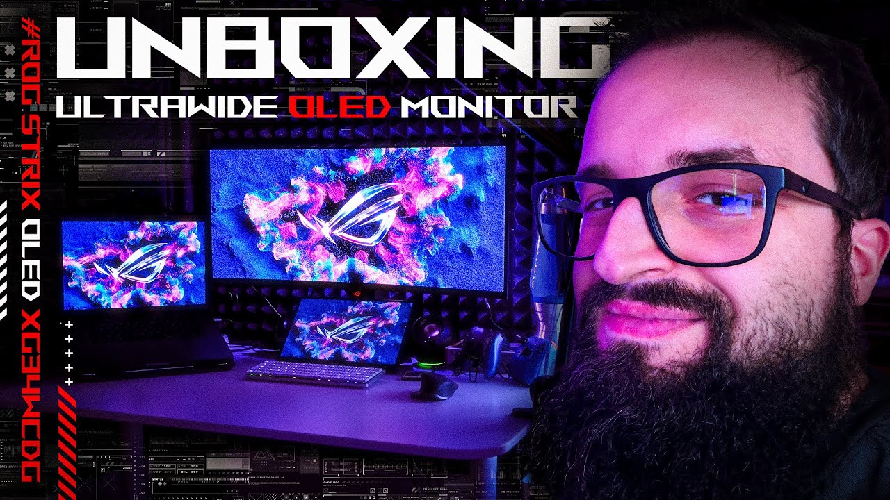 de ce copiii de 28 de ani NU TREBUIE SĂ AIBĂ SALAR 💀 ROG Strix QD-OLED XG34WCDG Monitor UNBOXING 🎁