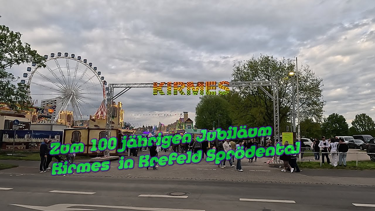 100 Jahre Kirmes in Krefeld Sprödental (Highlights) 2024 | ONRIDE / Offride | 🎡4K/UHD
