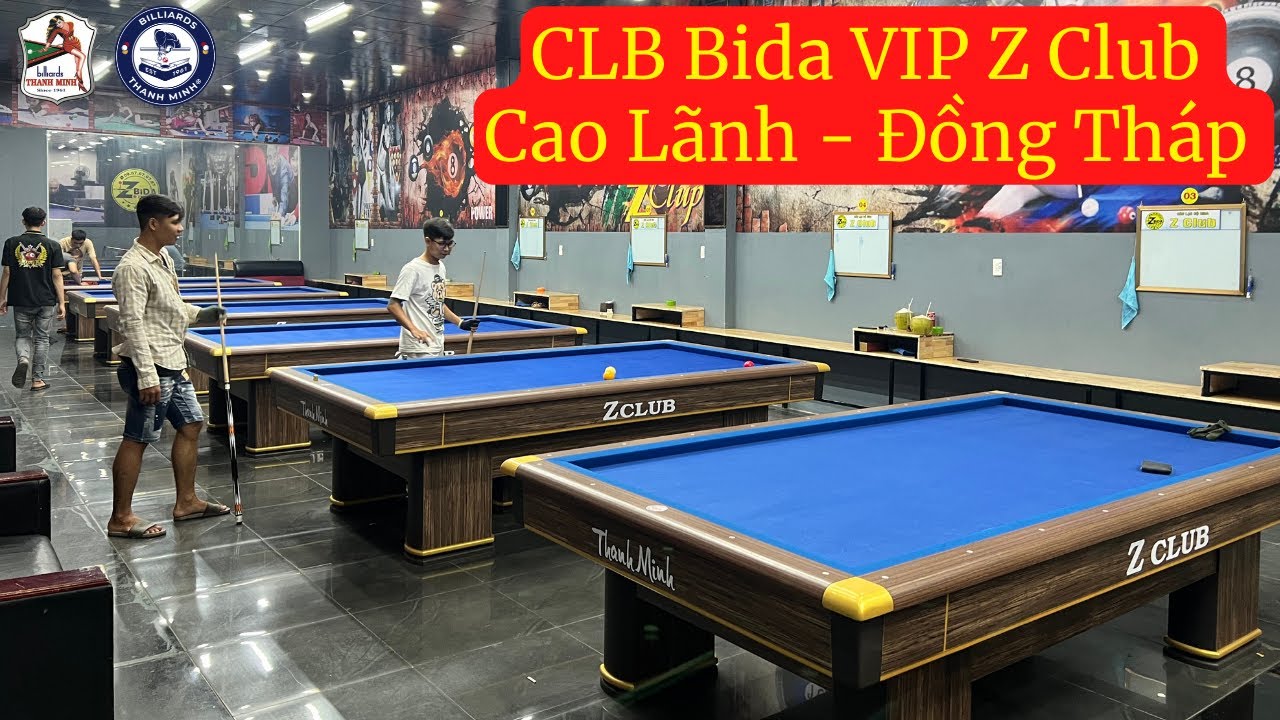 Khai trương CLB Bida Z Club tại Cao Lãnh | Billiards Thanh Minh