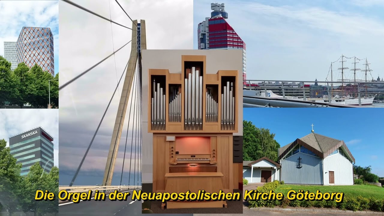 Die Orgel der Neuapostolischen Kirche in Göteborg
