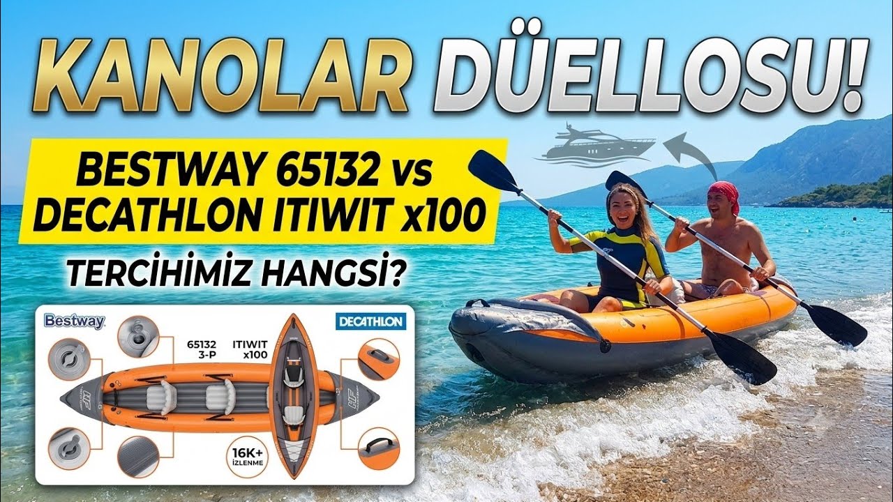 HYDRO FORSE BESTWAY 65159 ŞİŞME KANO İNCELEME DECATHLON ITIWIT X100 KARŞILAŞTIRMA