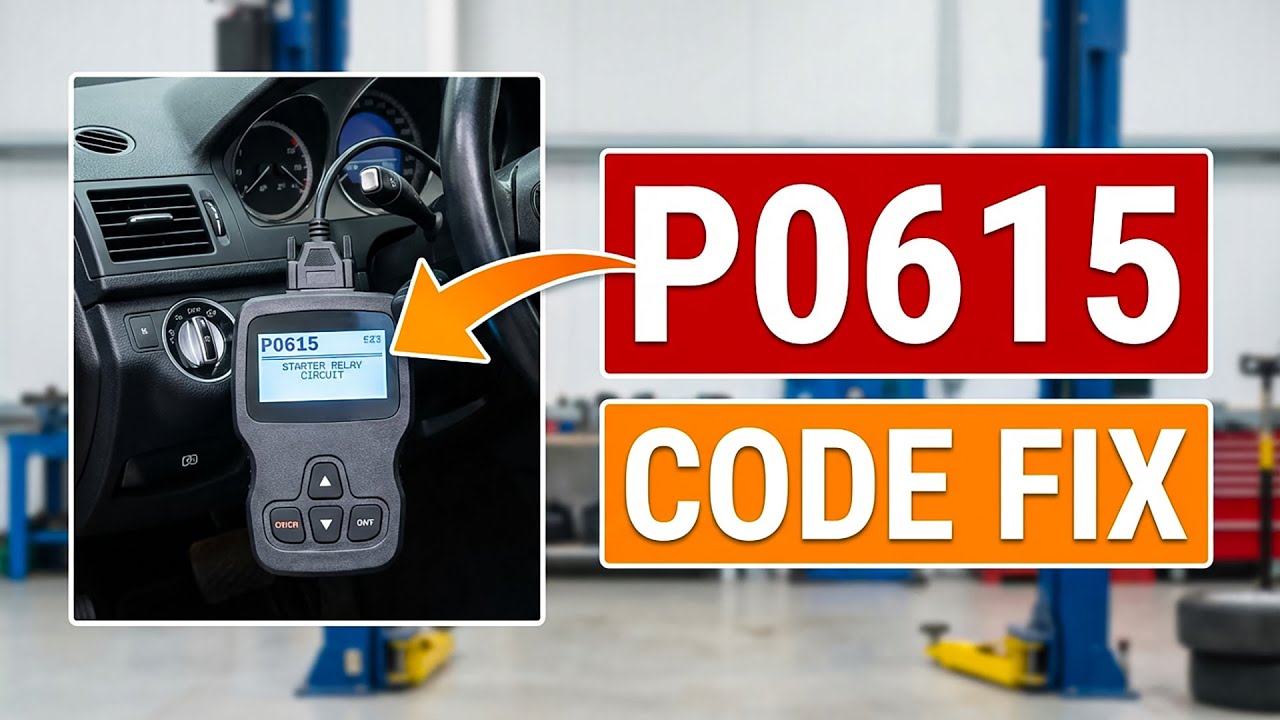 How To Fix P0615 Code - Starter Relay Circuit No Start Diagnosis