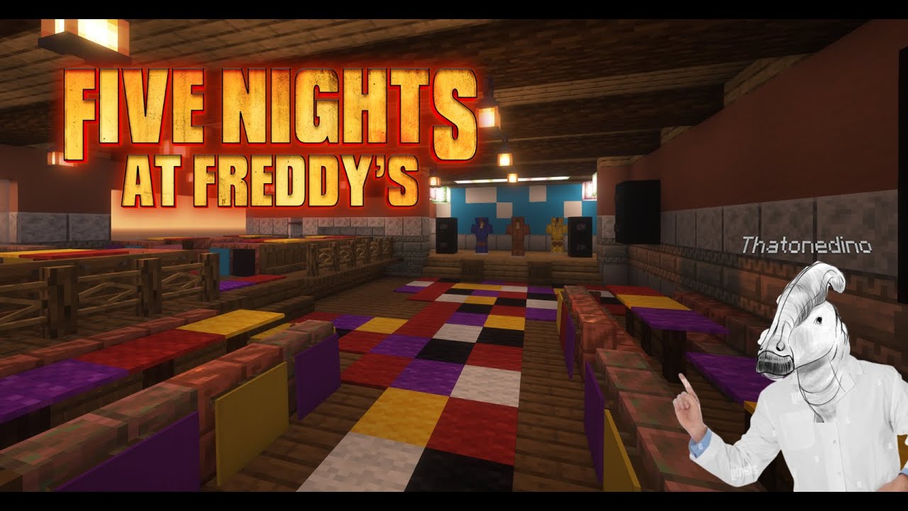 Building a CUSTOM FNAF Pizzaria in Minecraft! #1