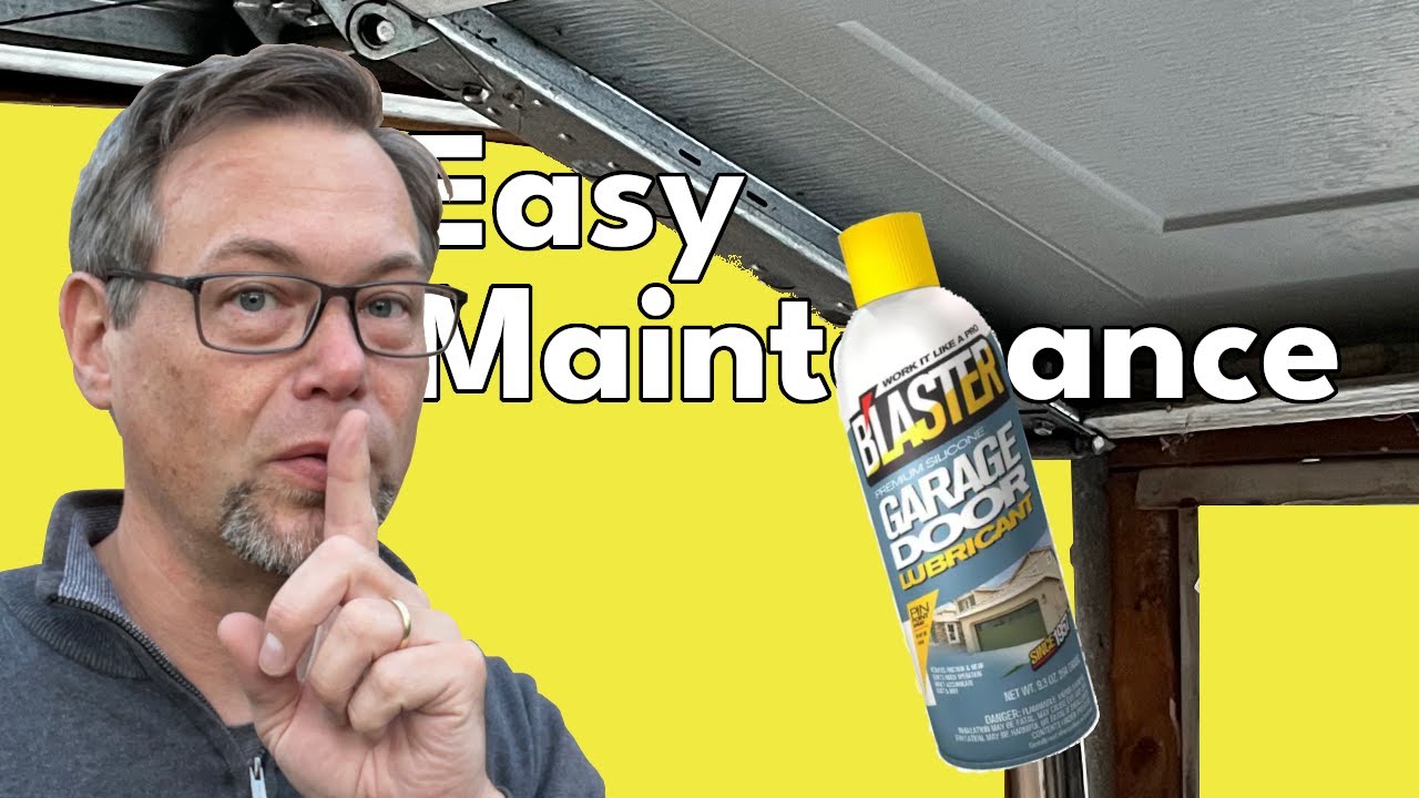 Garage Door maintenance - quieter operation