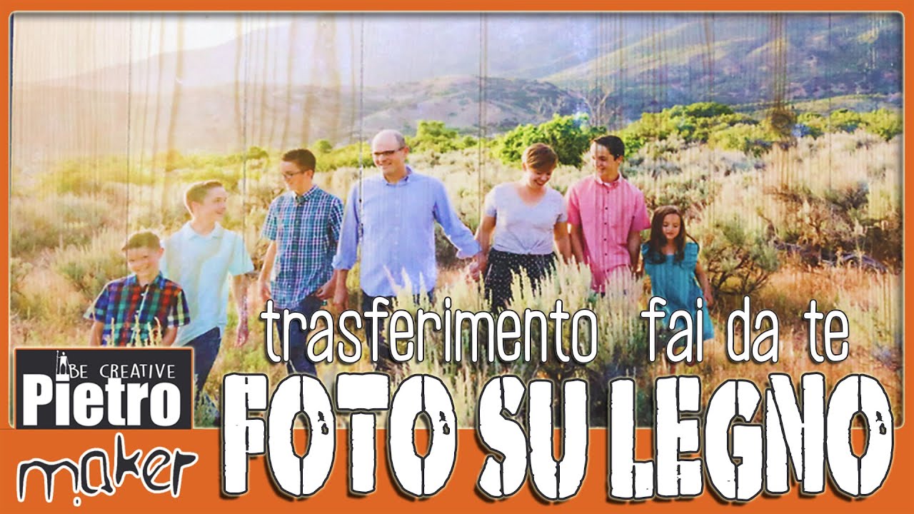 ✅ Mod Podge Photo Transfer Fai da Te | DIY | Trasferire  immagini su legno