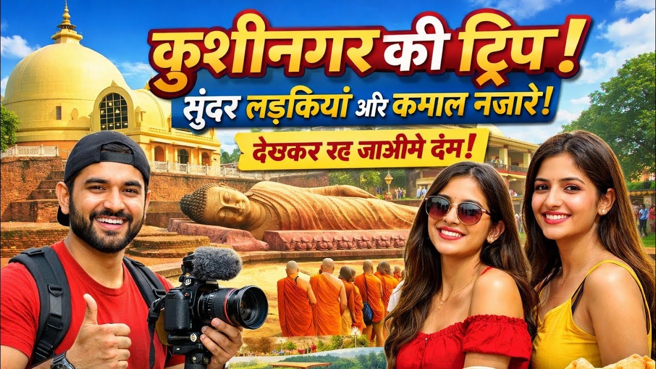 कुशीनगर ट्रिप 😍 | बुद्ध की पवित्र धरती पर अद्भुत नजारे | Kushinagar Travel Vlog 2026