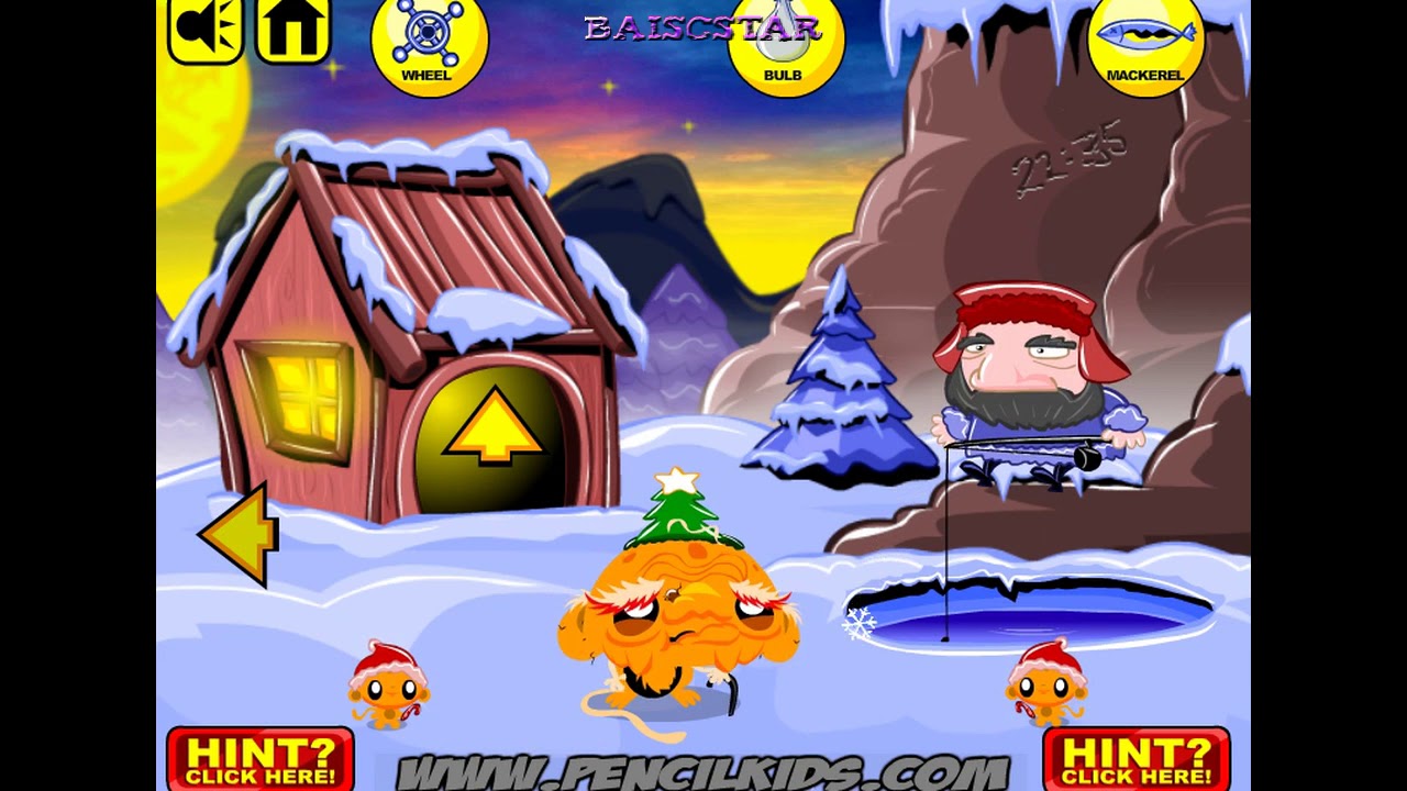 FLASH GAME - 몽키 고 해피 시리즈~ 몽키 고 해피 노스 폴~(Monkey Go Happy North Pole)