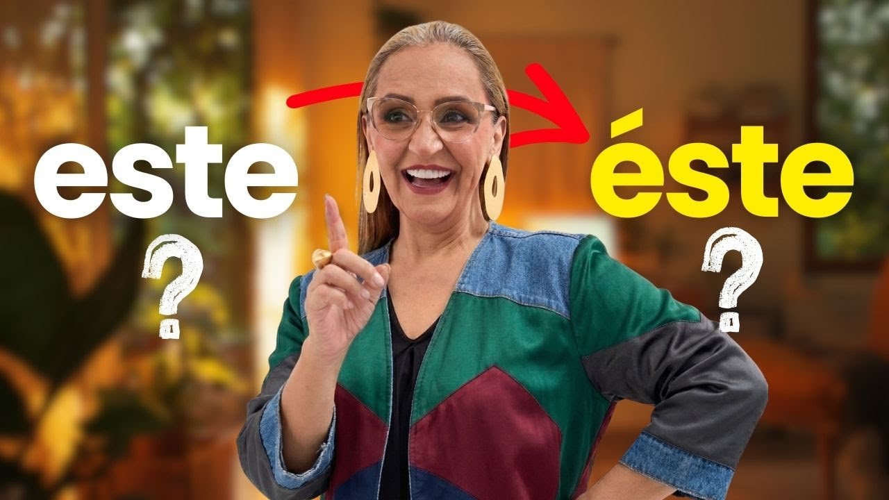Cuál es la diferencia entre este y éste ¿Cuándo acentuar este?
