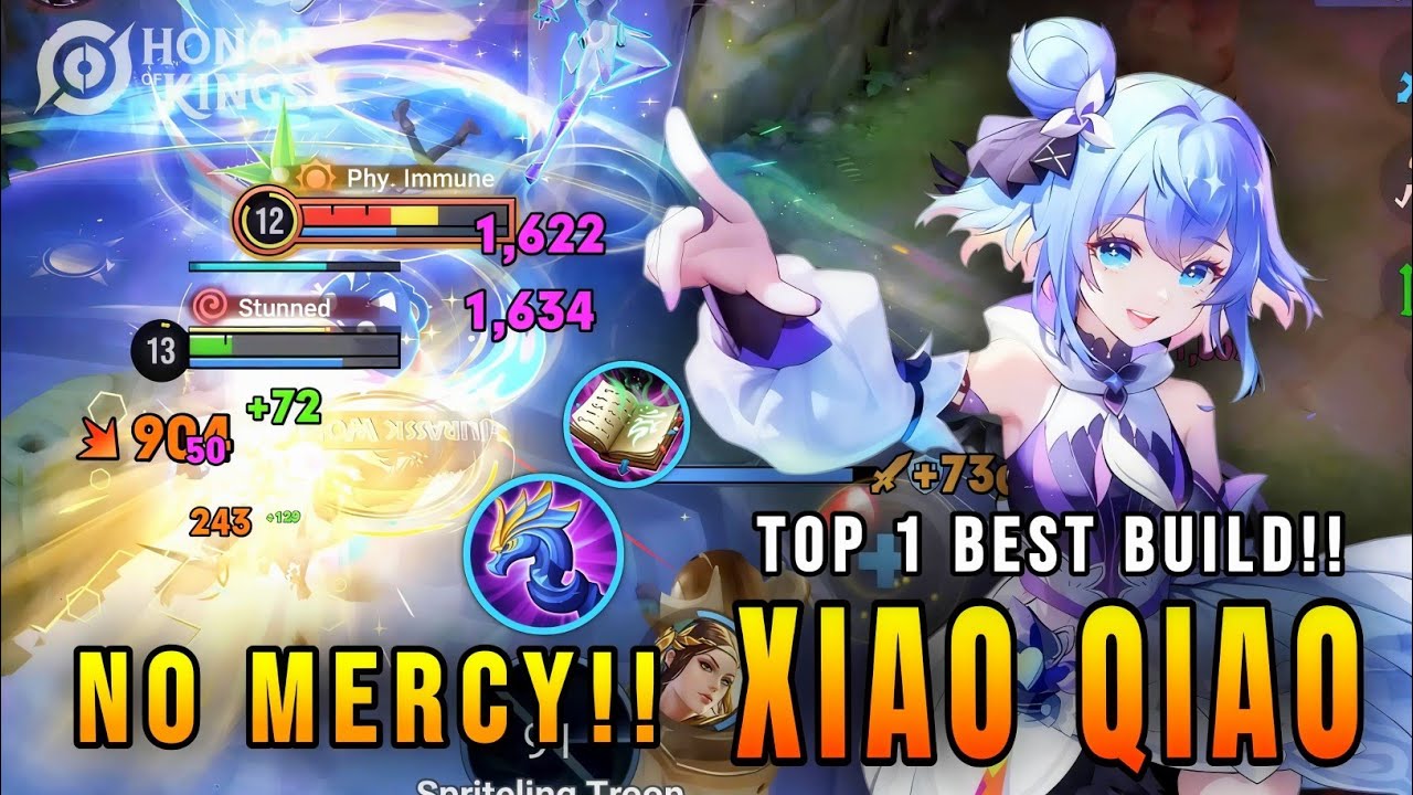 NO MERCY!! Xiao Qiao One Shot Burst – Top 1 Best Build | Honor of Kings
