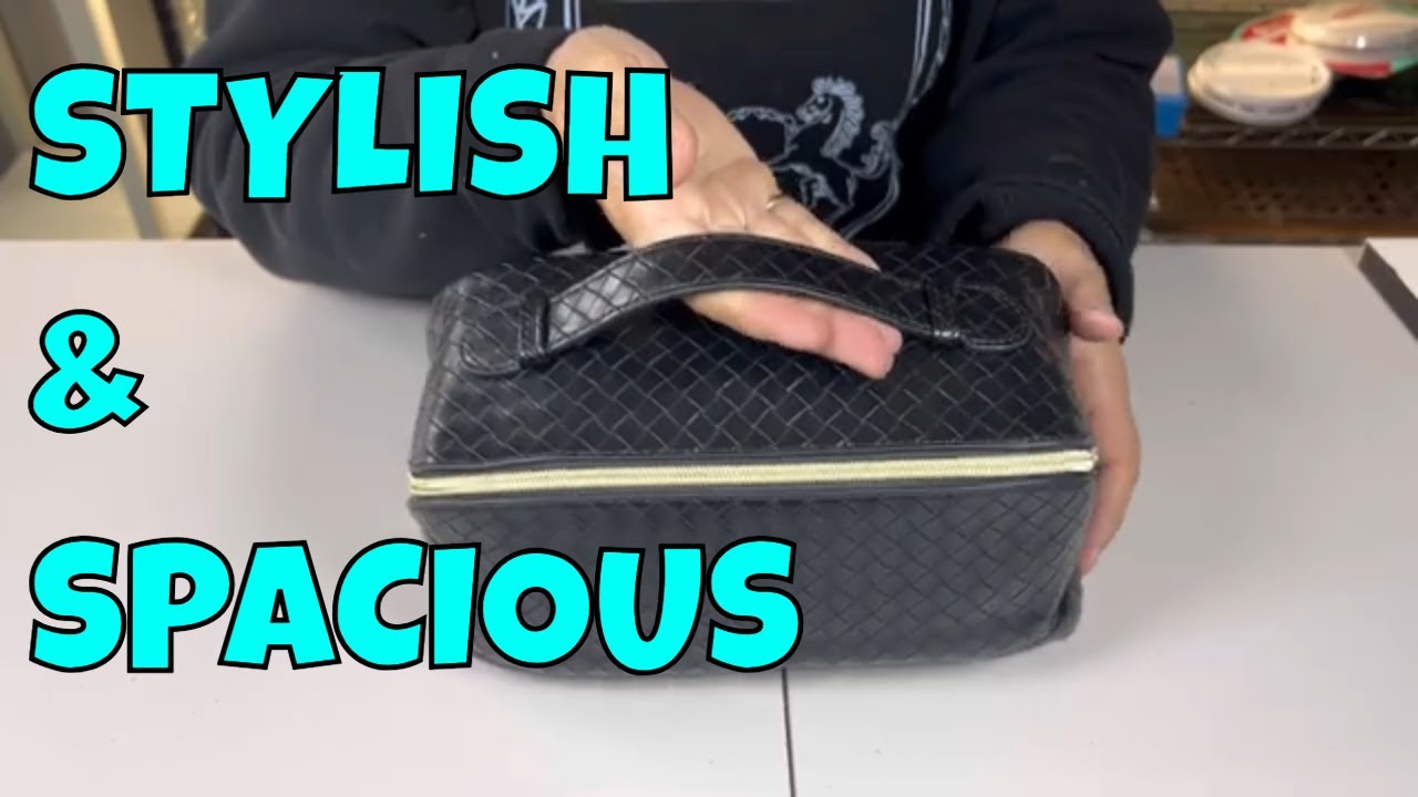 Spacious And Stylish TELENA MAKEUP BAG - Perfect For All Your Beauty Essentials!