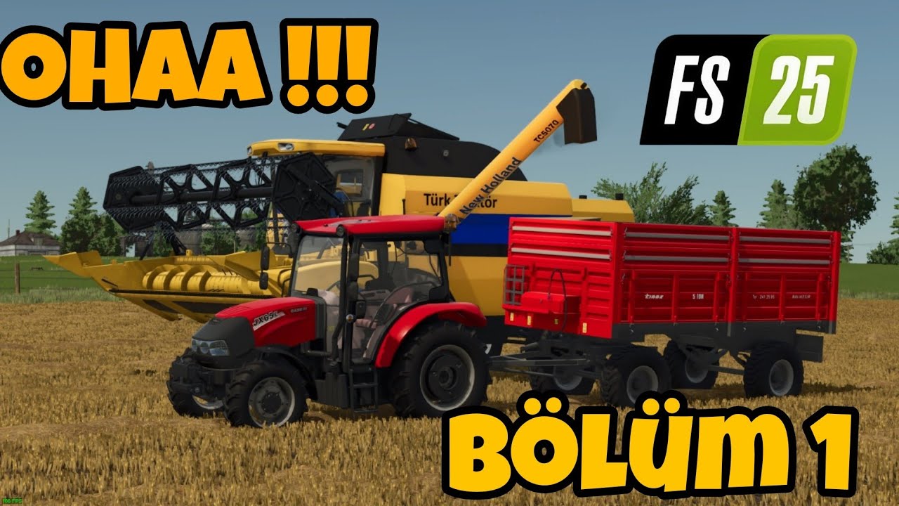 OHAAA!!! BU NASIL BİR TRAKTÖR BÖYLE...!!!! #farmingsimulator2025
