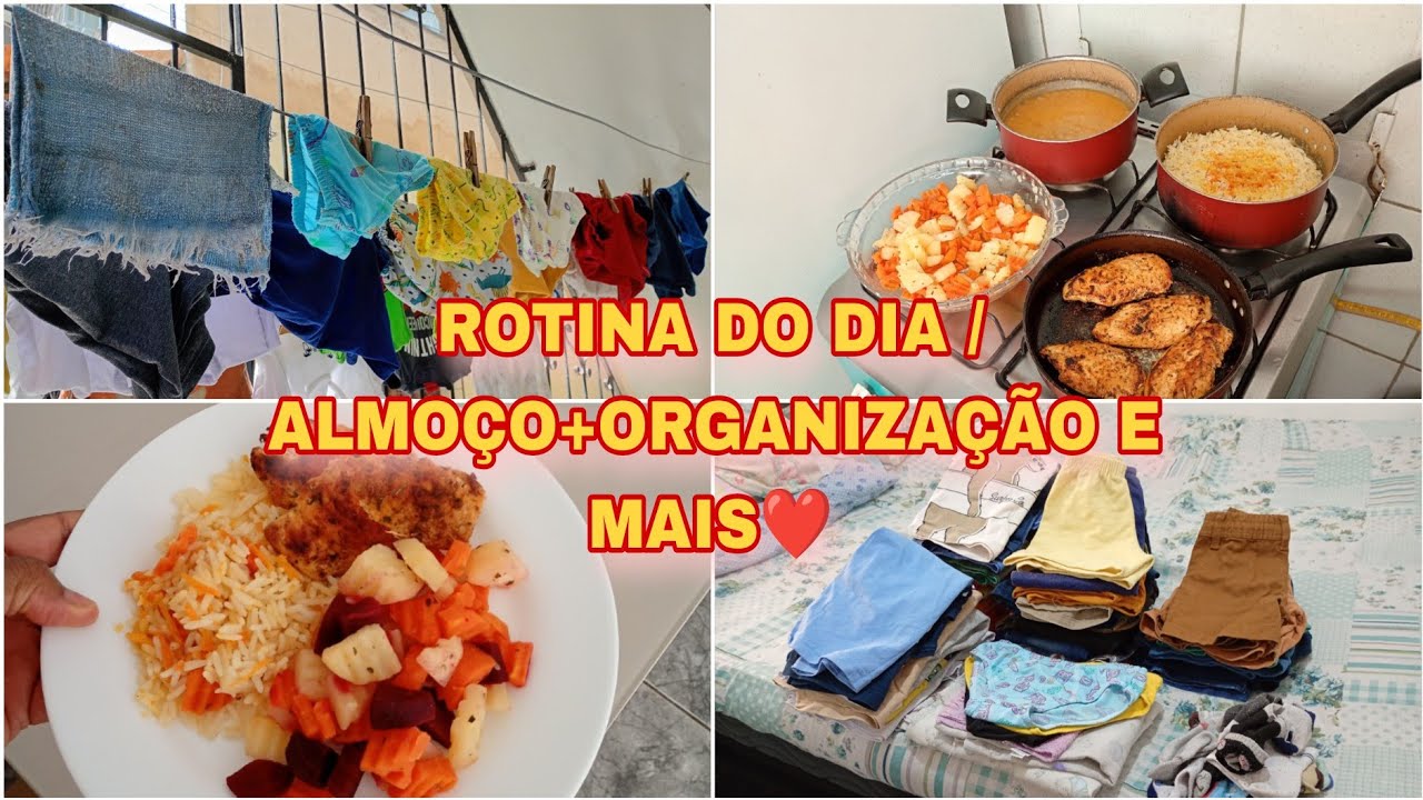 ROTINA DA MANHÃ | ALMOÇO CASEIRO | ORGANIZAÇÃO NO GUARDA+ ROUPA E MAIS