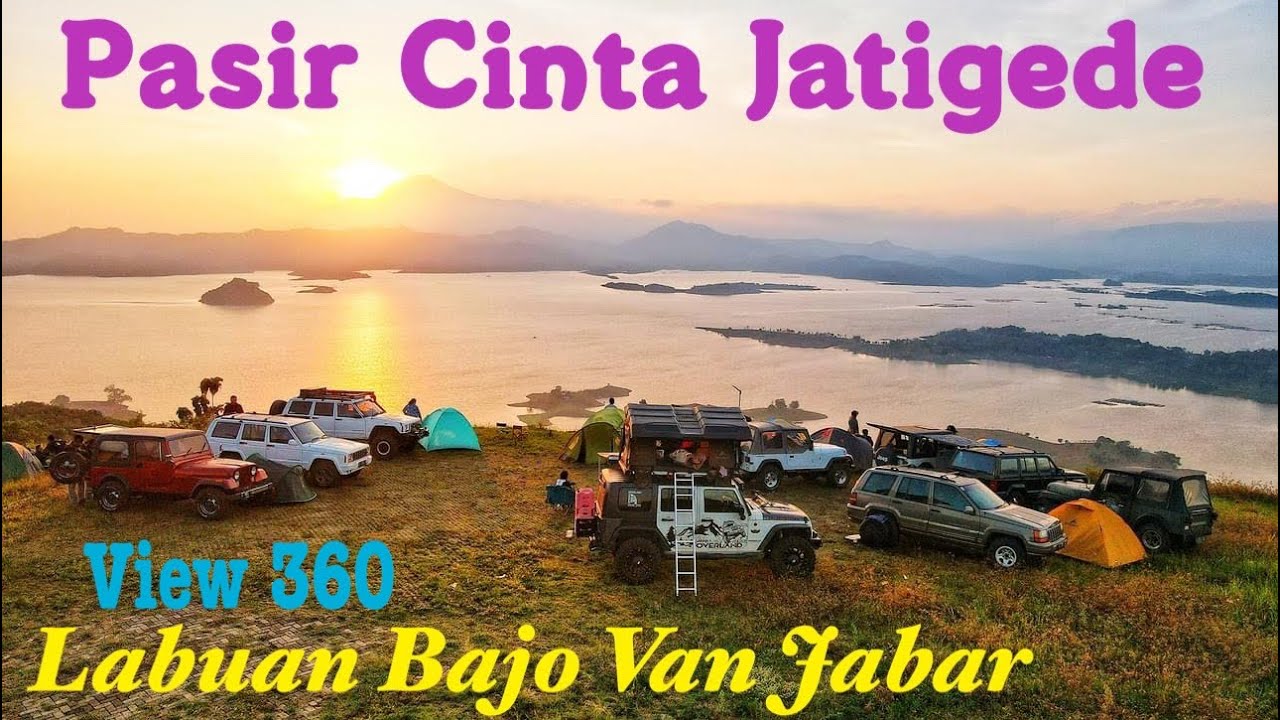 Kemping Asyik di PASIR CINTA Jatigede Sumedang | Labuan Bajo Van Jabar | Civilian Jeep Bandung Trip