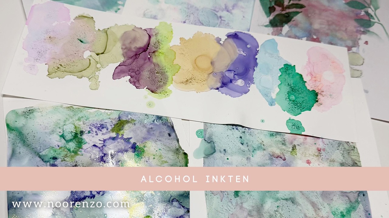 Spelen met Couture Creations alcohol inkten