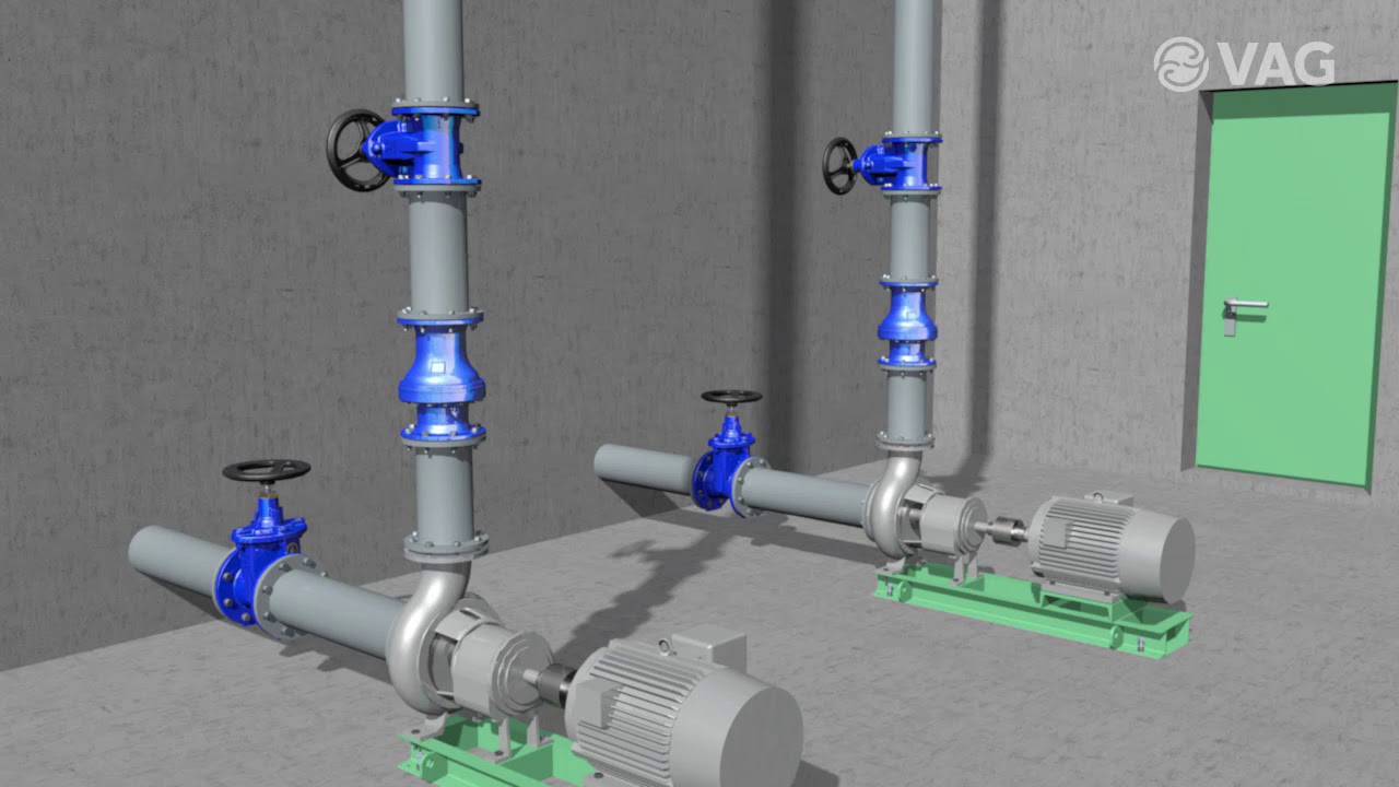Animation TOP STOP Non-return Valve