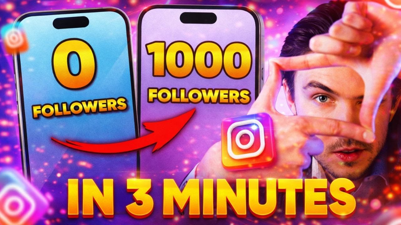HOW TO GET FIRST 1000 FOLLOWERS ON INSTAGRAM IN 3 MINUTES | FAST WAY TO GROW ON INSTAGRAM 2026