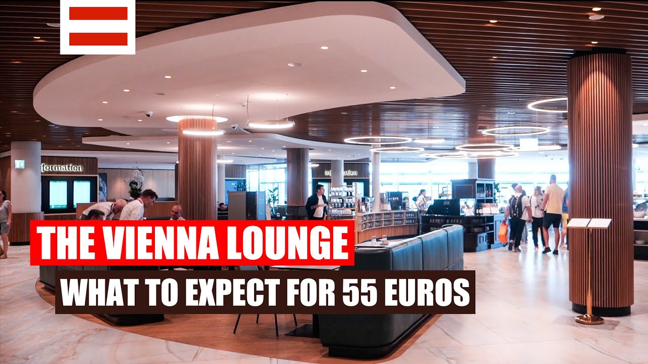 Exploring the VIENNA LOUNGE in Terminal 1 at Vienna Airport