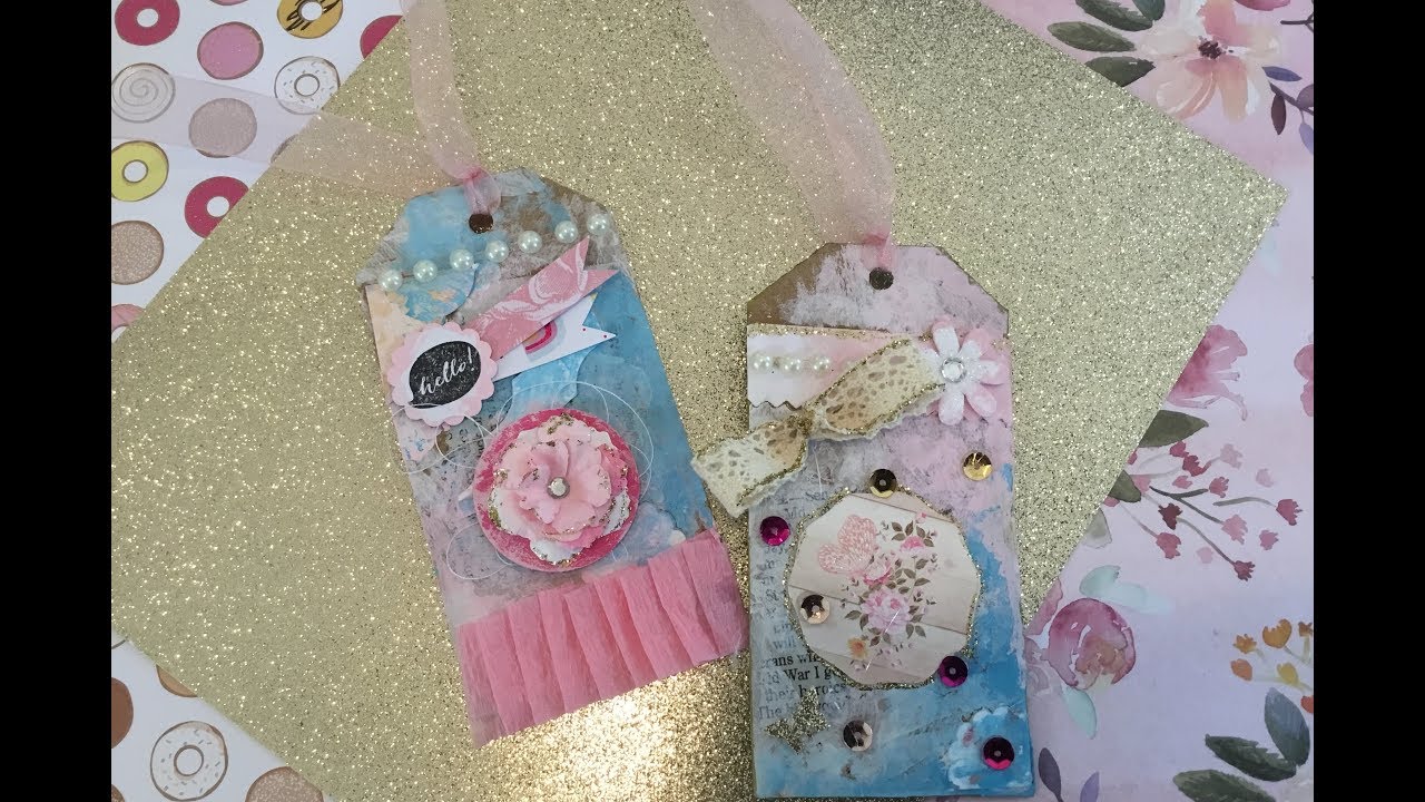 Handmade shabby chic embellishments