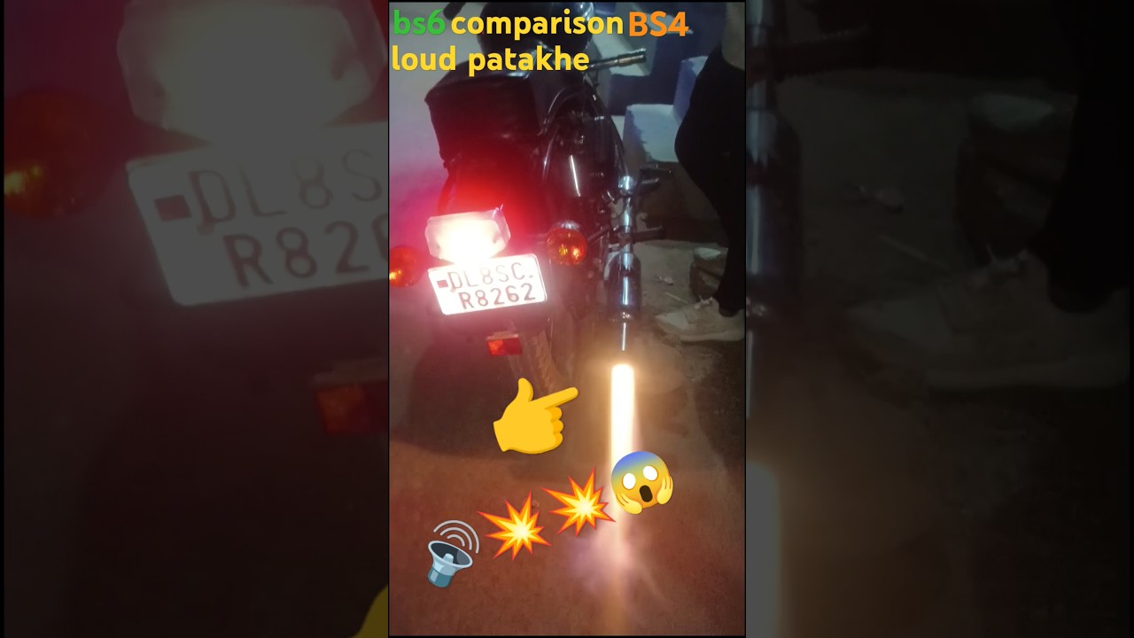bs6 🤣comparison BS4 ☺️🔊💥loud patakhe best carburettor 2019 standard bullet 🔊💥😱 ...