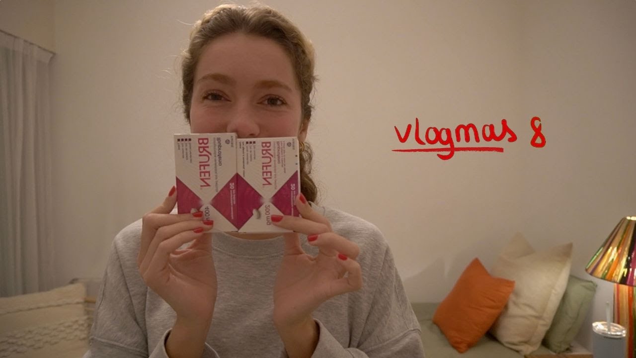 vlogmas 8: fiquei doente e muuuito estudo