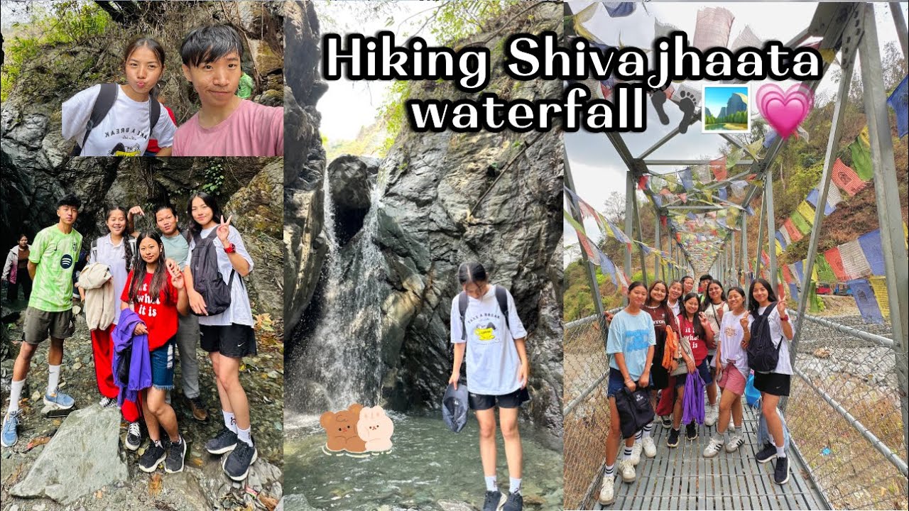 Hiking to SHIVAJHAATA Dharan👣🏞️ Waterfall💦|| with #friends
