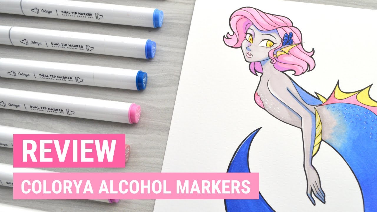 Colorya Alcohol Markers & Mandala Coloring Book | Art Product Review | iiKiui
