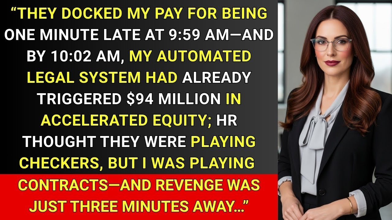 HR Tried to Dock My Pay at 959 — By 1002, $94M Acceleration Hit ⏱️