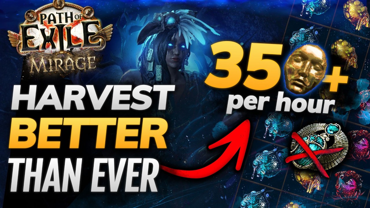 [PoE 3.28] How to Farm 35+ Div/H in HARVEST - IN DEPTH Strategy Guide + Atlas Tree - Path of Exile