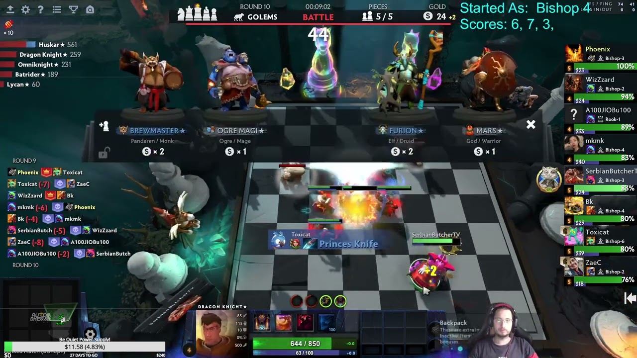 6 Gods 4 Cents 4 Nagas! Dota Auto Chess! Season 31!