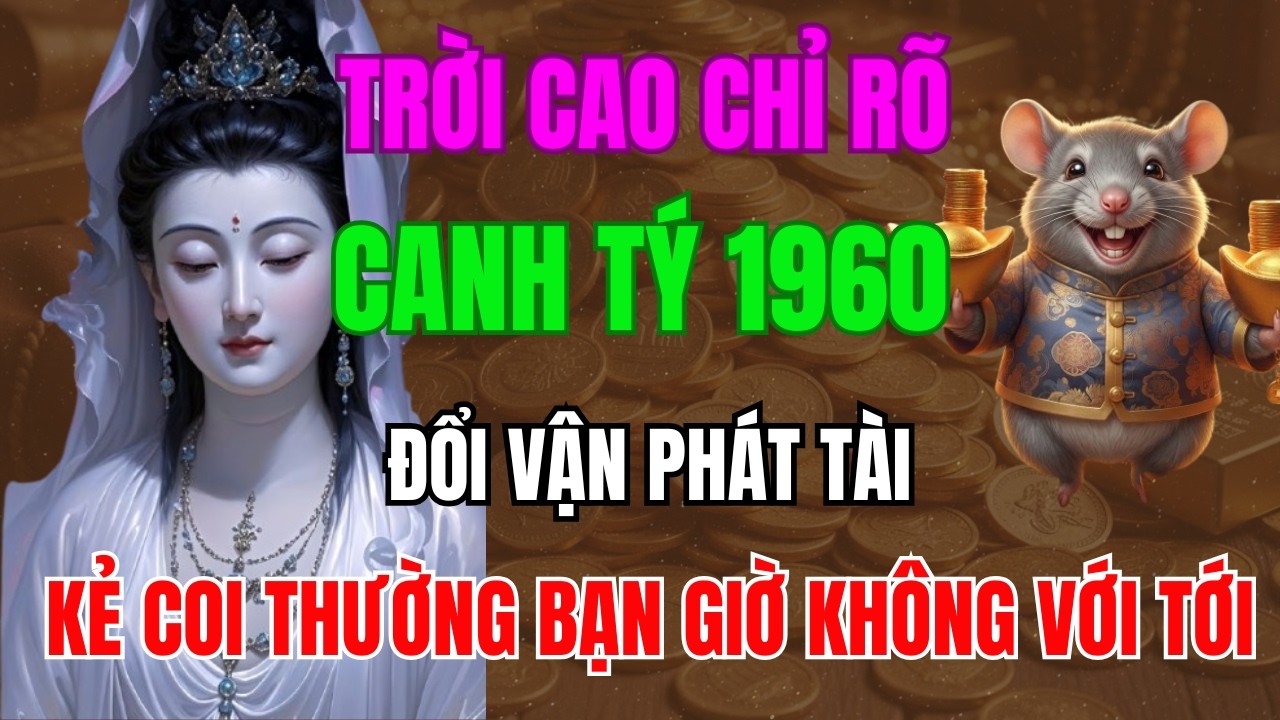 Trời Cao Chỉ Rõ, Canh Tý1960 Năm 2026 Đổi Vận Phát Tài Giàu To, Kẻ Coi Thường Bạn Giờ Không Với Tới